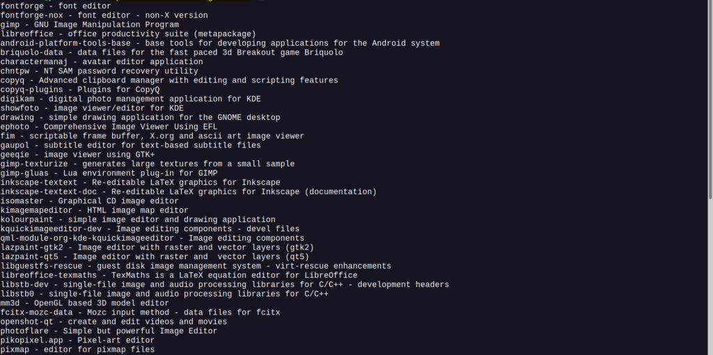 Как запросить информацию о пакете в Debian и Ubuntu