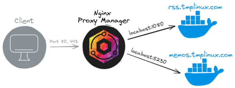 Как настроить обратный прокси с помощью Nginx Proxy Manager (NPM)