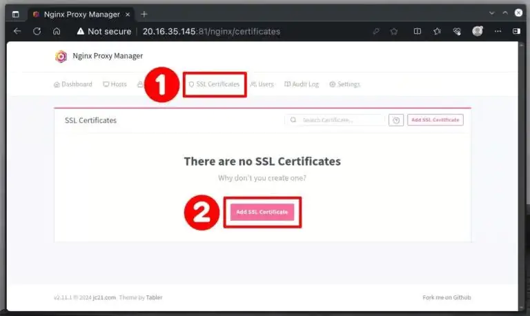 Выдача SSL-сертификата.