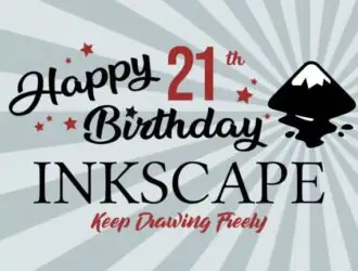 Inkscape исполнился 21 год, С Днем рождения!