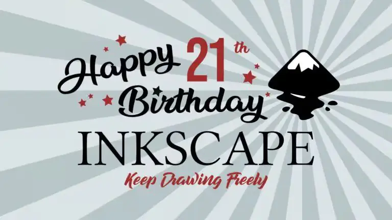 Inkscape исполнился 21 год, С Днем рождения!