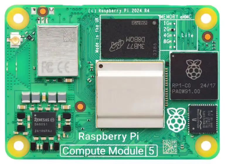 Raspberry Pi Compute Module 5 продается по цене 45 долларов