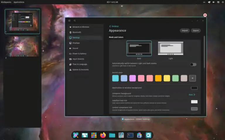 Выпущена COSMIC Desktop Alpha 3, вот что нового