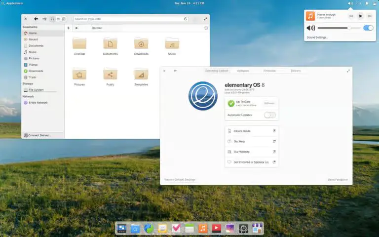 elementary OS 8 сочетает красоту с функциональностью