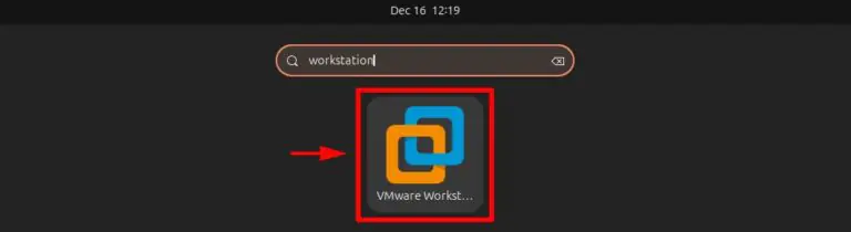 Запустите VMware Workstation в Ubuntu 24.04 LTS.