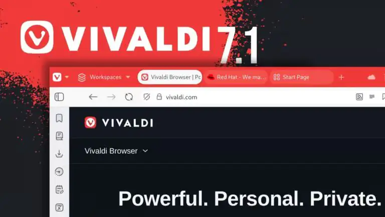 Vivaldi Browser 7.1 Представляет Настраиваемые виджеты