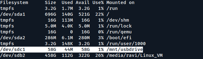 Проверка подключения USB в Linux