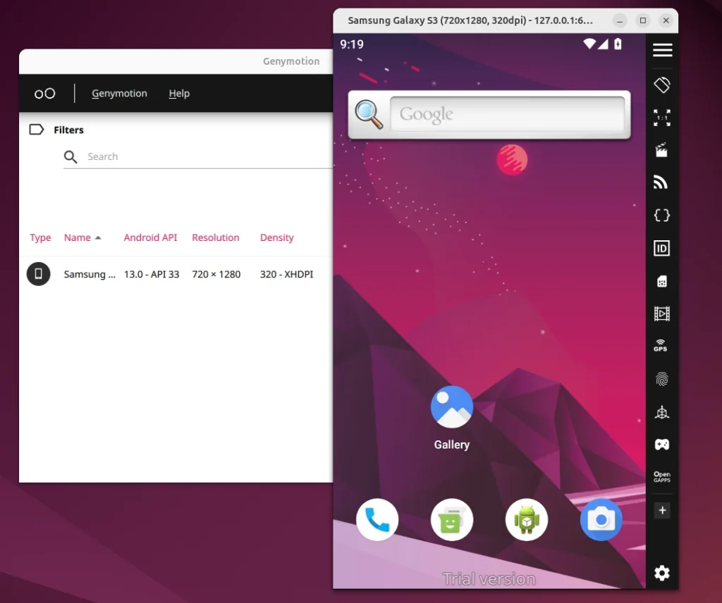 Запуск Android в Ubuntu