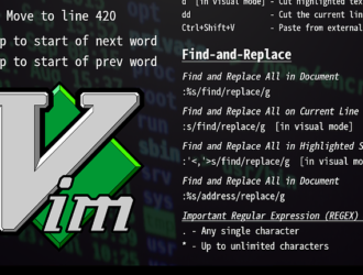 Популярные команды Vim