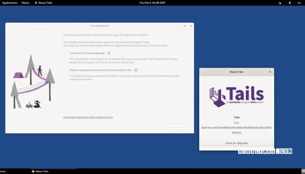 Tails 6.12 Anonymous OS устраняет проблемы с безопасностью в сетях Tor, постоянное хранилище