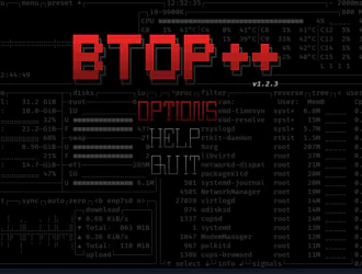 Выйти из инструмента btop