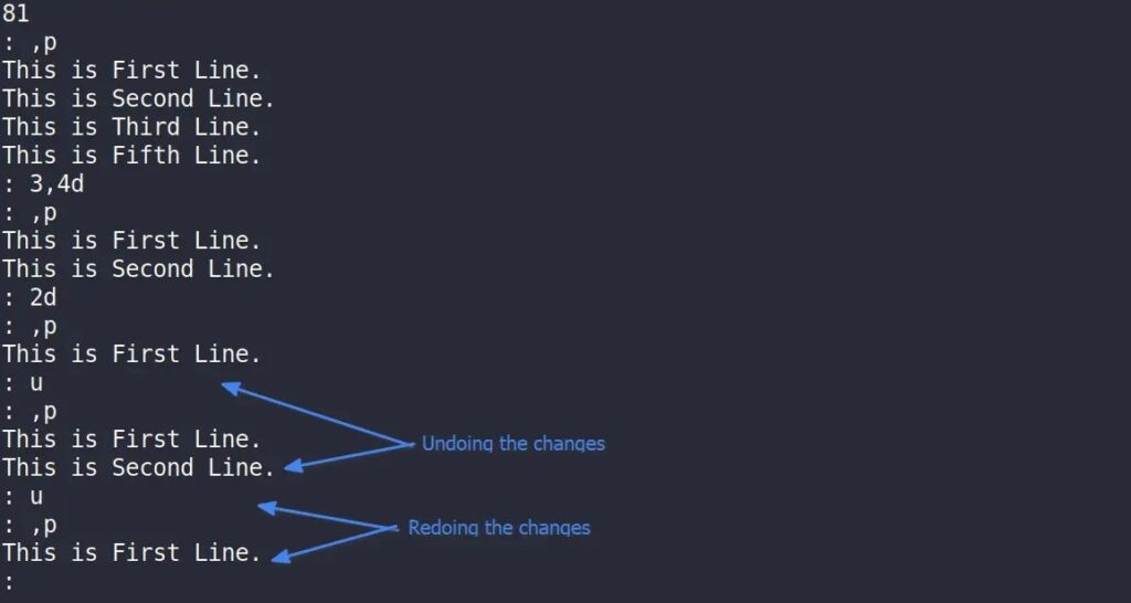 Как использовать ed (Стандартный редактор строк) в Unix / Linux