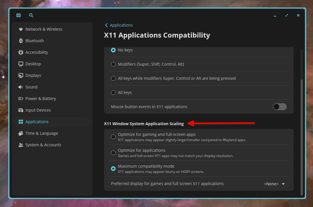 Масштабирование приложений Оконной системы X11