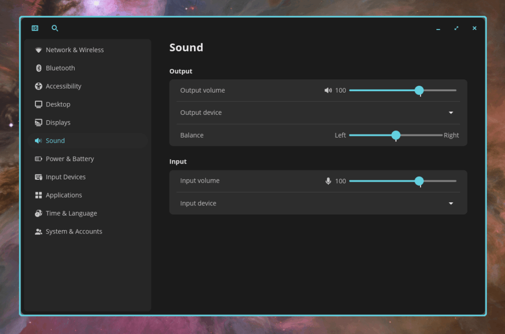 Сбалансированный Выходной звук