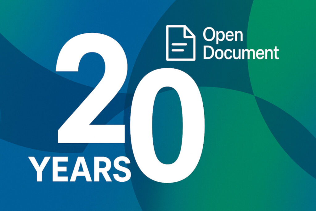 20 лет OpenDocument, открытому стандарту, который бросил вызов Microsoft
