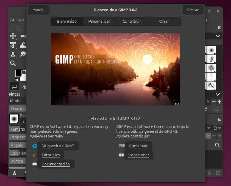 GIMP на Ubuntu? Ставка на пакет Snap