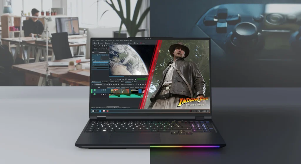 Представлен ноутбук TUXEDO Stellaris 16 Gen7 с Linux, 128 ГБ ОЗУ и HDR-дисплеем
