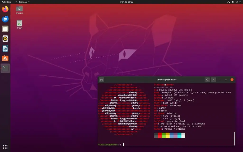 Ubuntu 20.04 LTS (Focal Fossa)