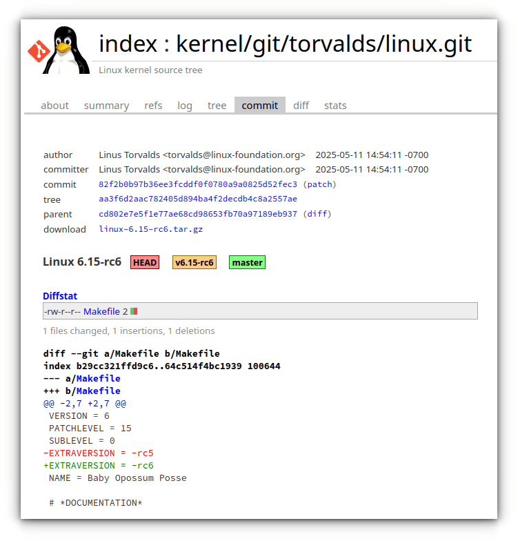 Ядро Linux 6.15 Release Candidate 6