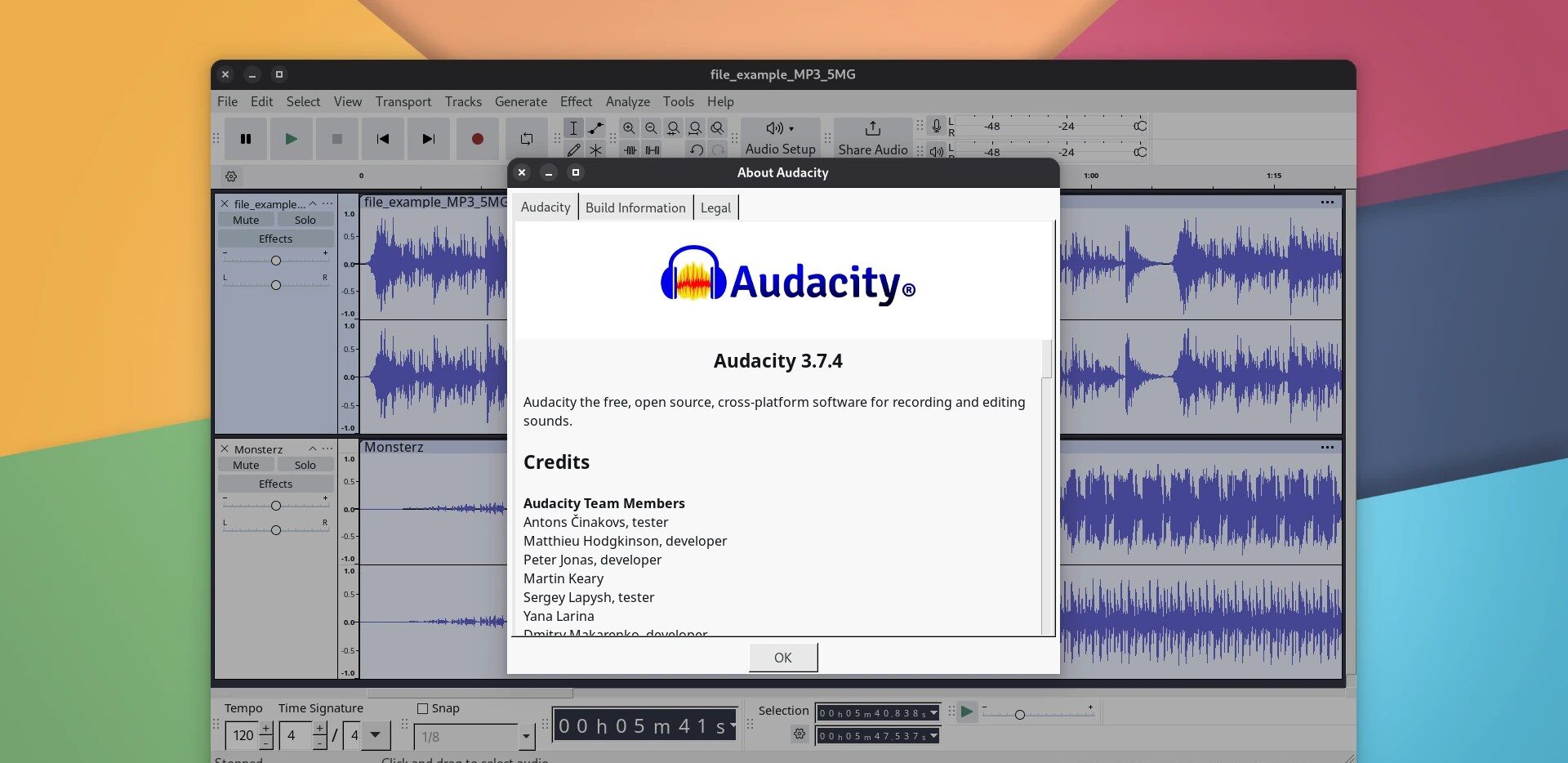 Audacity 3.7.4 улучшает предварительный просмотр эффектов, студийное ...