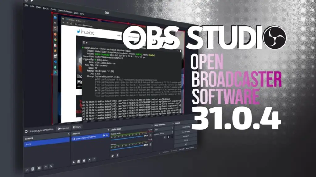 Исправление OBS Studio 31.0.4 устраняет кроссплатформенные сбои и зависания