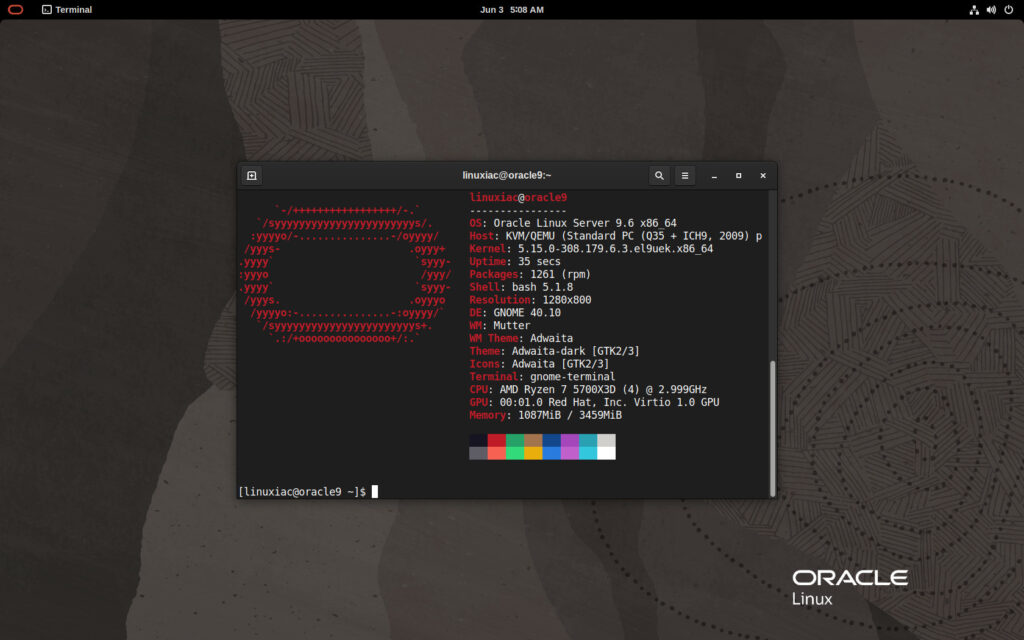 Oracle Linux 9.6