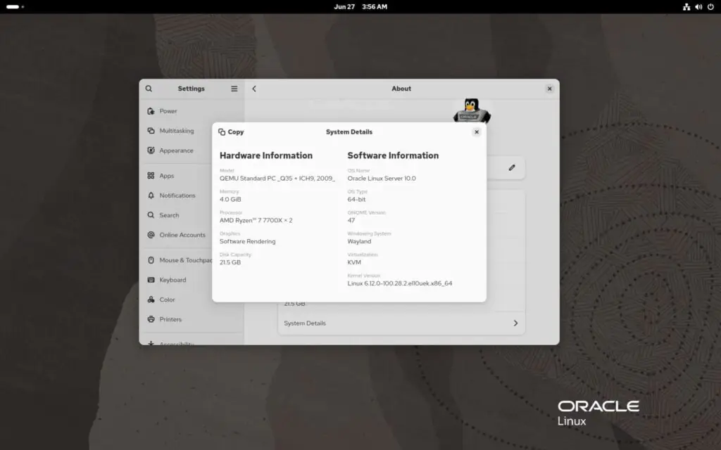 Oracle Linux 10