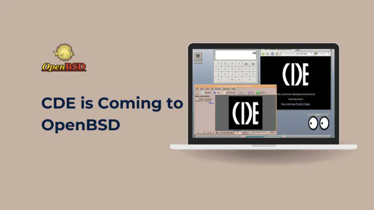 CDE, стандартная среда рабочего стола, теперь доступна в OpenBSD