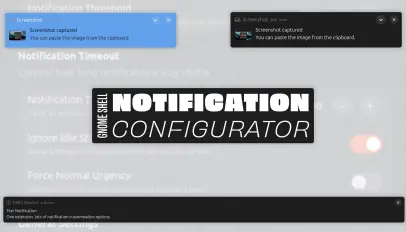 Хотите настроить уведомления в GNOME Shell? Попробуйте это расширение