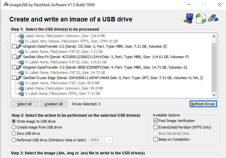 ImageUSB writer