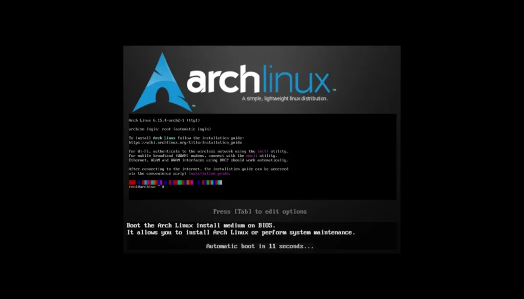 Первый ISO-образ Arch Linux на базе Linux 6.15 теперь доступен для скачивания