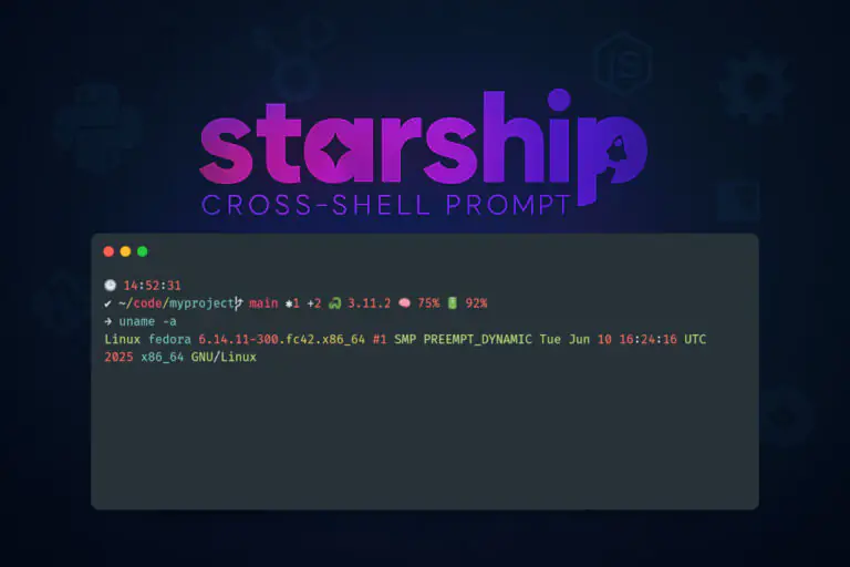 Starship: легко настраивайте свою оболочку Linux