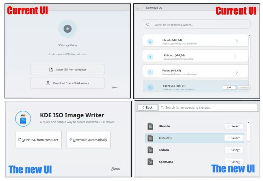Программа для записи ISO-образов KDE ISO Image Writer обновилась