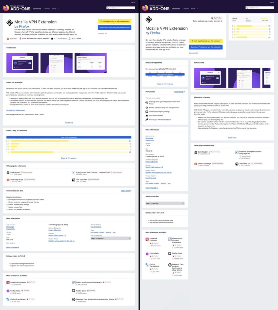 Новые страницы, расположенные рядом
