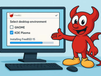 Установщик FreeBSD 15 будет включать встроенную опцию рабочего стола KDE Plasma