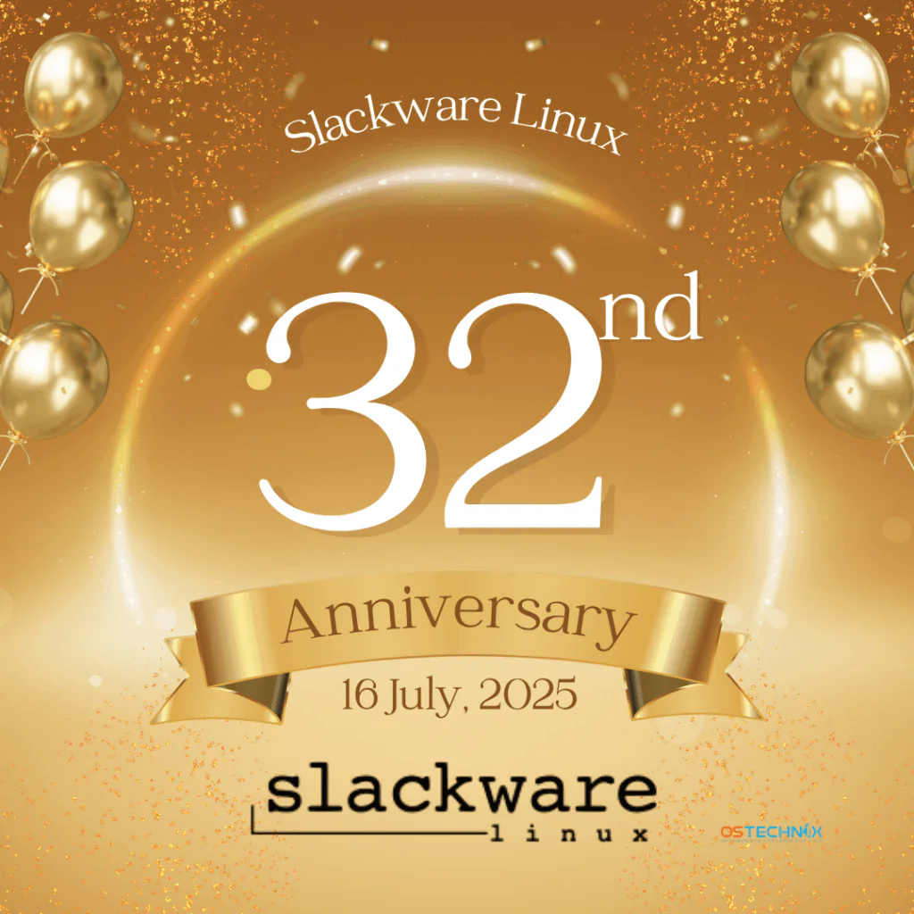 Вечное наследие: празднование 32-й годовщины Slackware