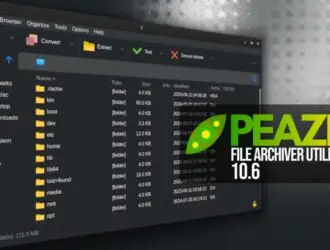 Архиватор PeaZip 10.6 ускоряет просмотр больших архивов