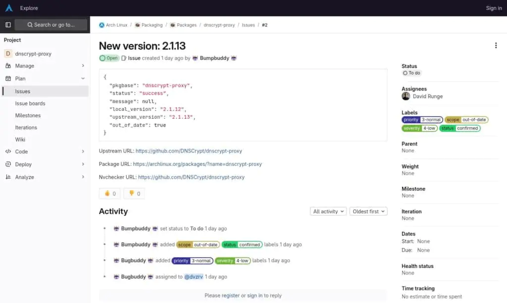 Новые треки Arch’s New Bumpbuddy и автоматическое обновление устаревших пакетов 2