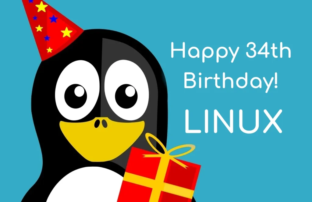 С 34-м днем ​​рождения, Linux!
