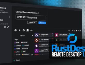 Удаленный рабочий стол RustDesk 1.4.1 добавляет поддержку терминала и стилуса