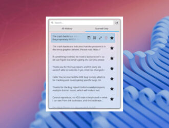В KDE Plasma 6.5 спустя 22 года добавлена функция «Сохранённые элементы буфера обмена» и многое другое!