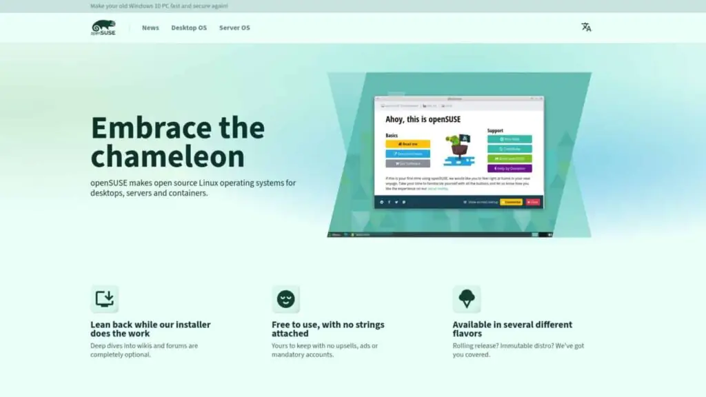 openSUSE запускает обновленный веб-сайт