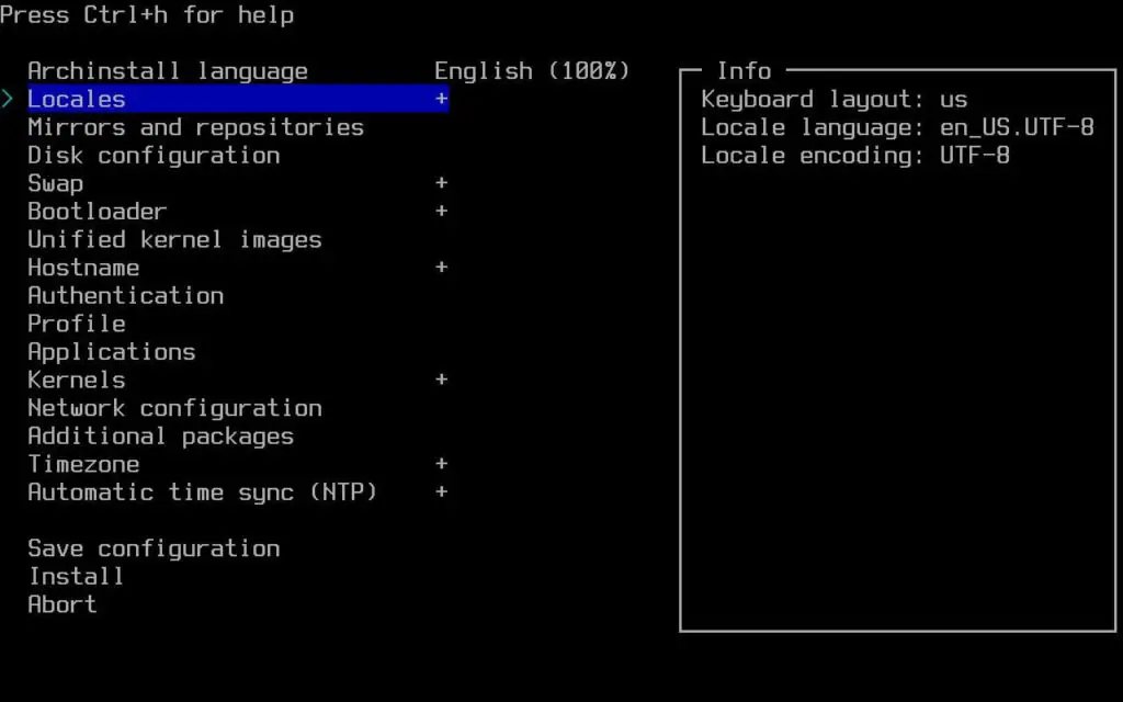 Archinstall 3.0.10 – управляемый/автоматизированный установщик Arch Linux.
