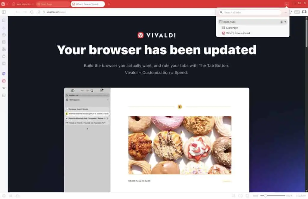 Браузер Vivaldi 7.6