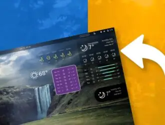 Этот виджет погоды GNOME выводит прогнозы прямо на рабочий стол