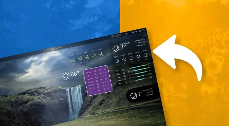 Этот виджет погоды GNOME выводит прогнозы прямо на рабочий стол
