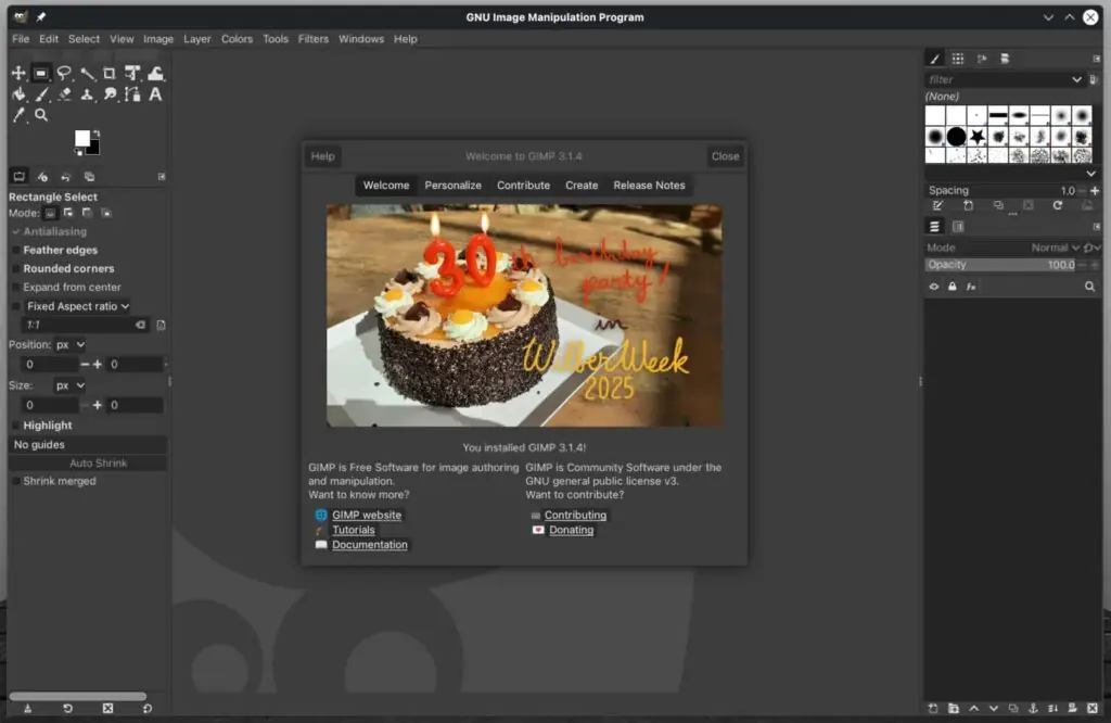 GIMP 3.1.4