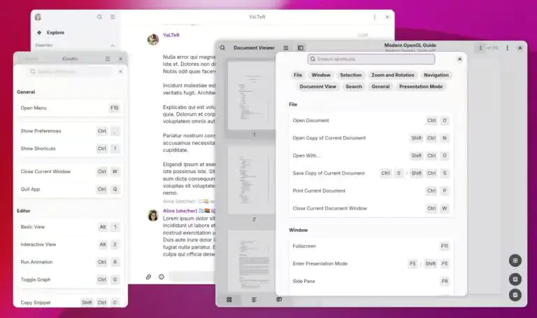 Оформление GNOME Libadwaita 1.8.