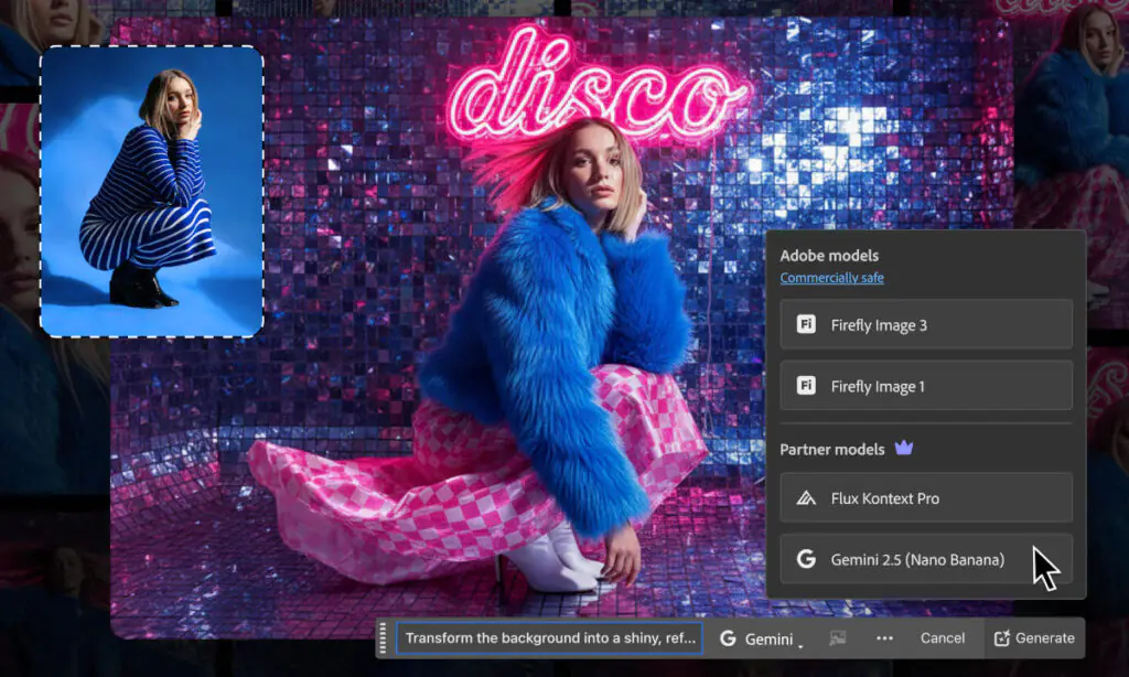 Photoshop становится более креативным ядром с появлением новых моделей искусственного интеллекта