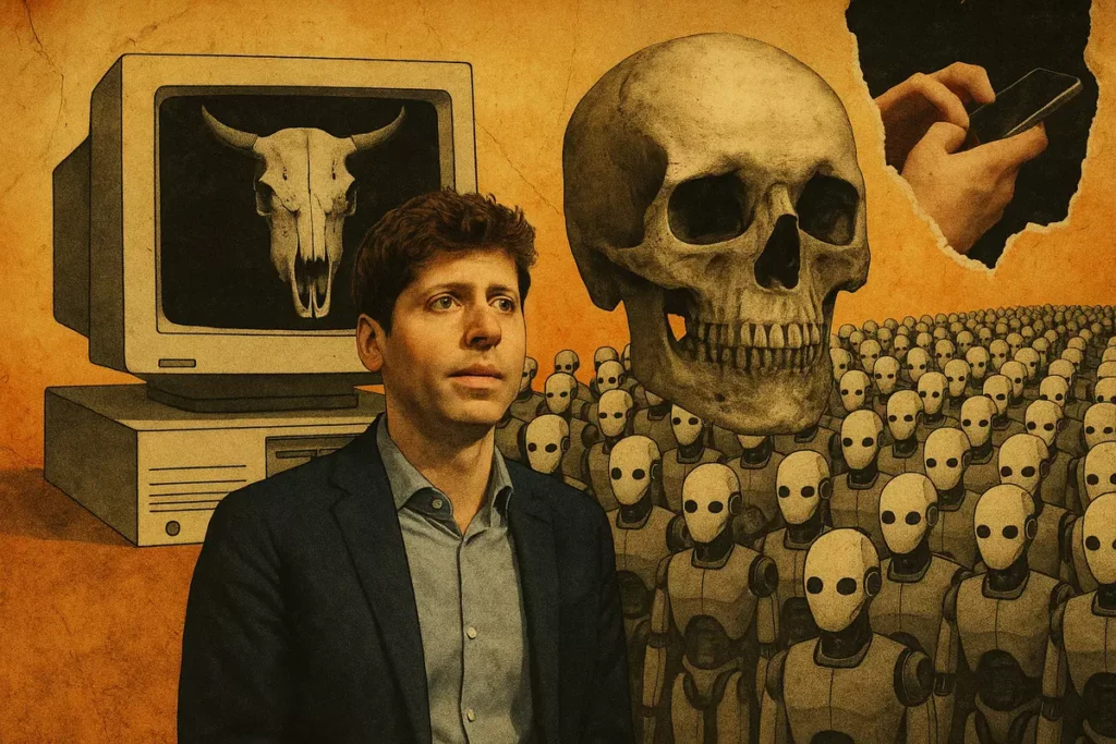 Сэм Альтман начинает серьезно относиться к "Теории мертвого Интернета". Забавно: для многих он главный виновник